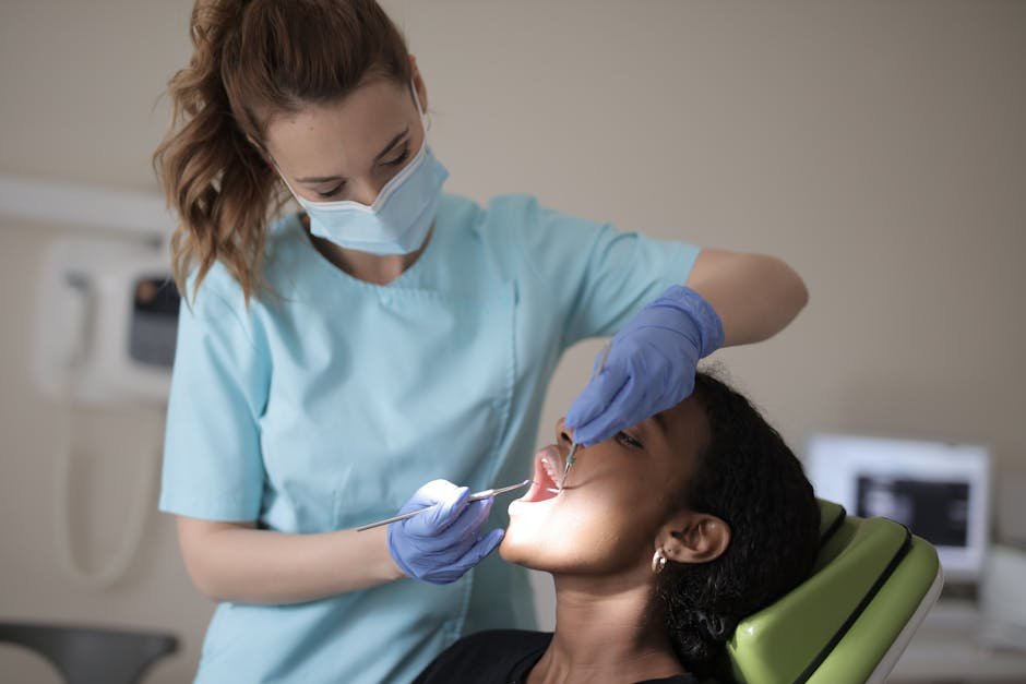 dentist performing safe tooth extraction in Algonquin